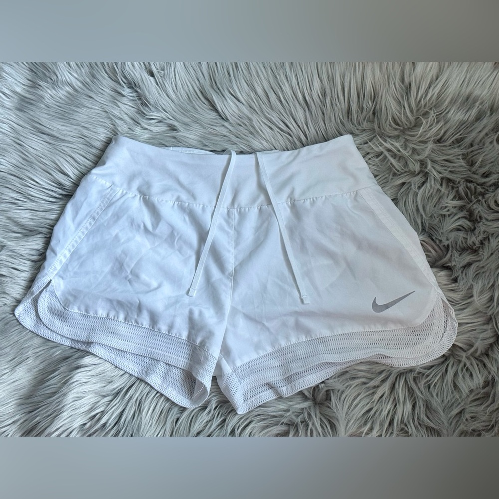 Nike White Athletic Shorts